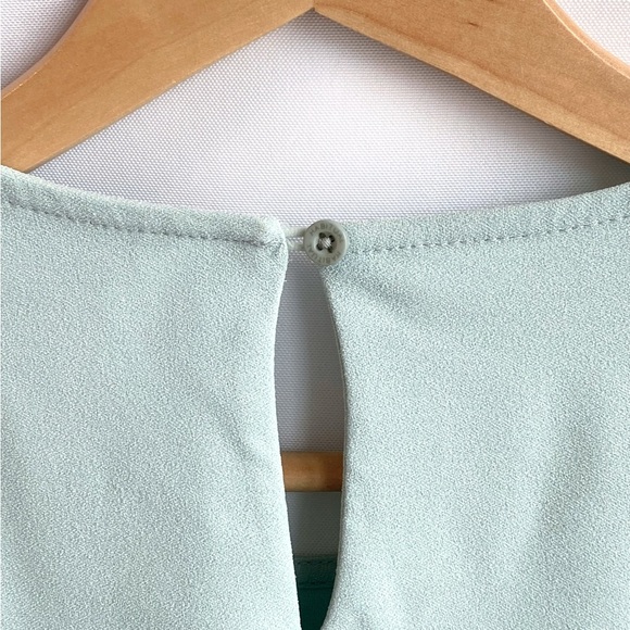 Habitual Girls | EASTER | Pastel Blue Ruffle Dress | Side Tie Waist | Size 10 - Picture 5 of 9